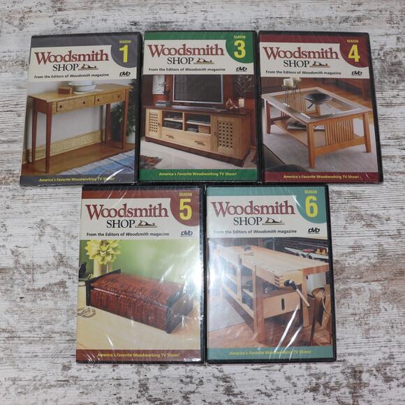 Woodsmith Shop Seasons 1 3 4 5 6 DVD New Sealed